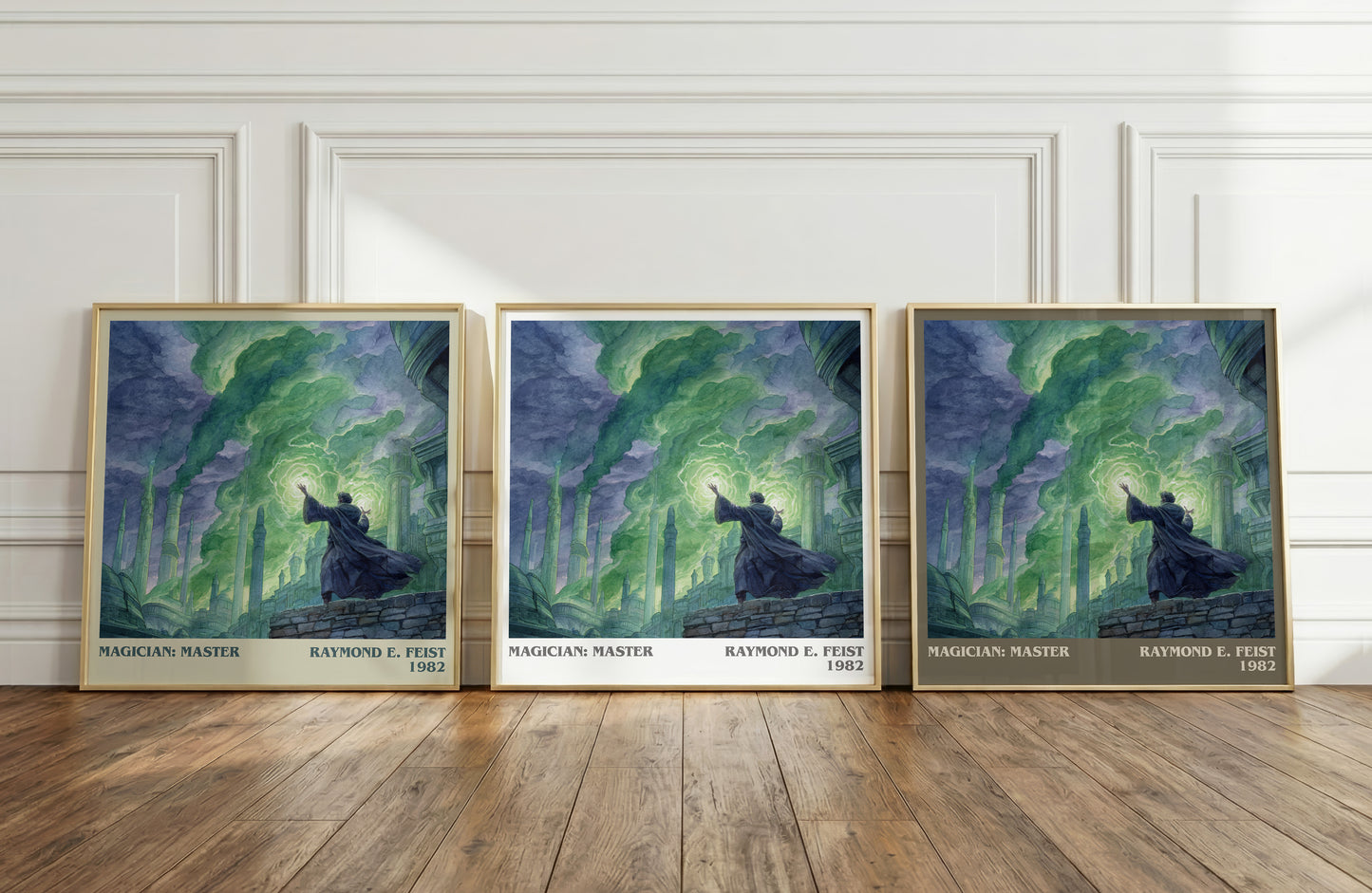 Magician: Master literary print framed by window – literary home decor