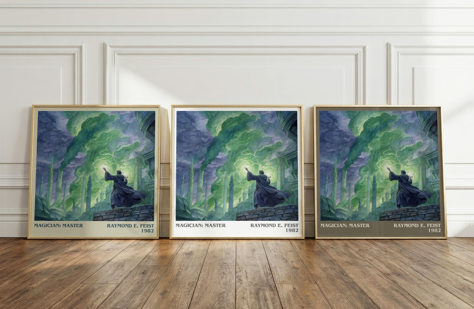 Magician: Master literary print framed by window – literary home decor