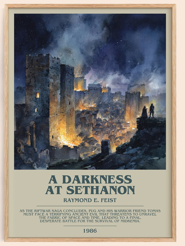 A Darkness at Sethanon Bookish Wall Art by Raymond E. Feist