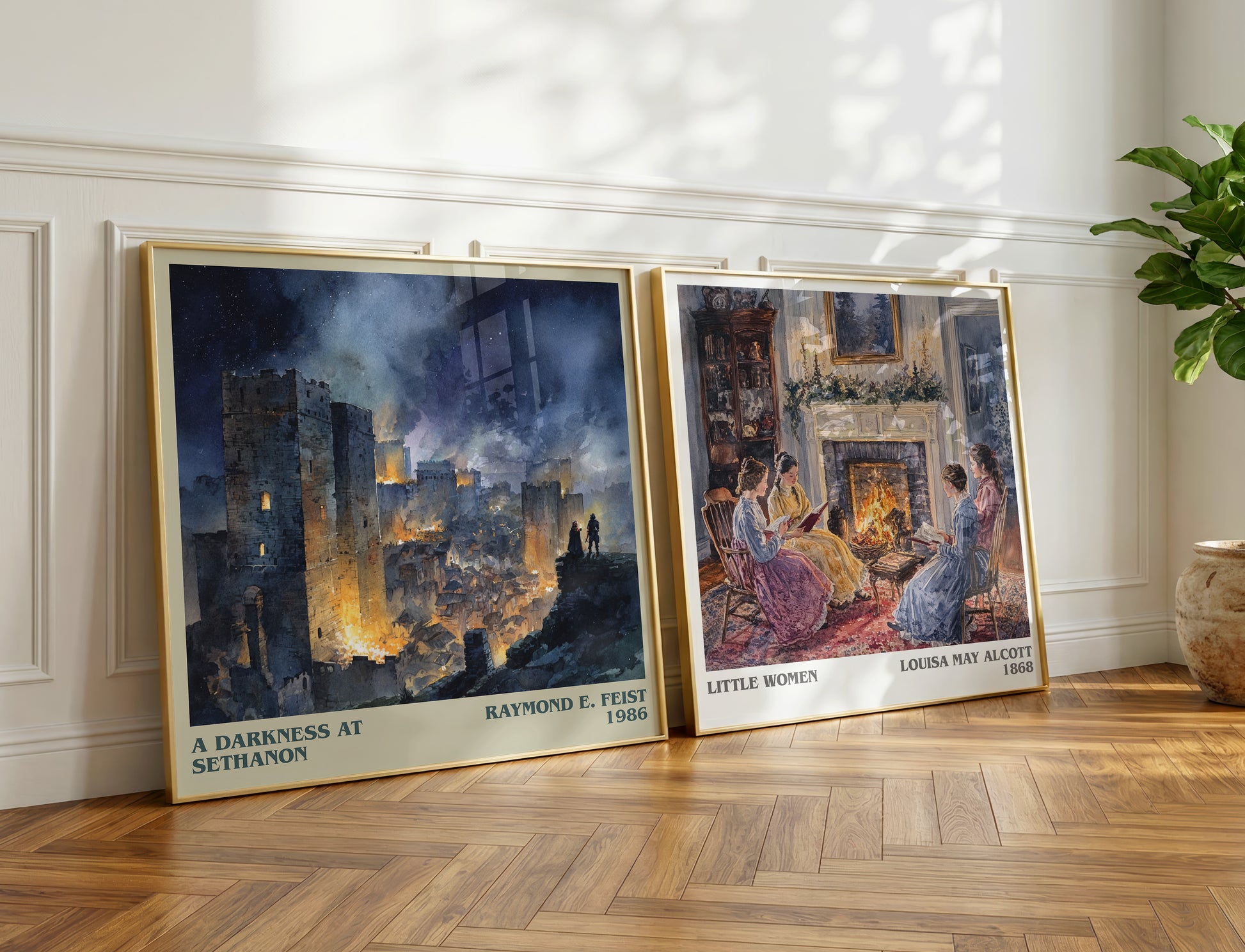 A Darkness at Sethanon book poster packaging – museum-quality print rolled in protective tube