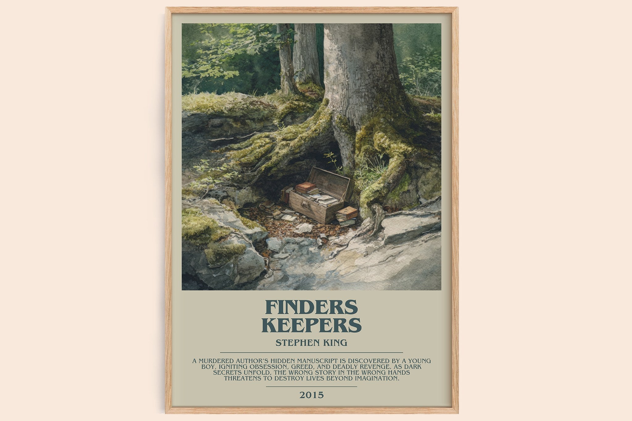 Finders Keepers Bookish Wall Art by Stephen King