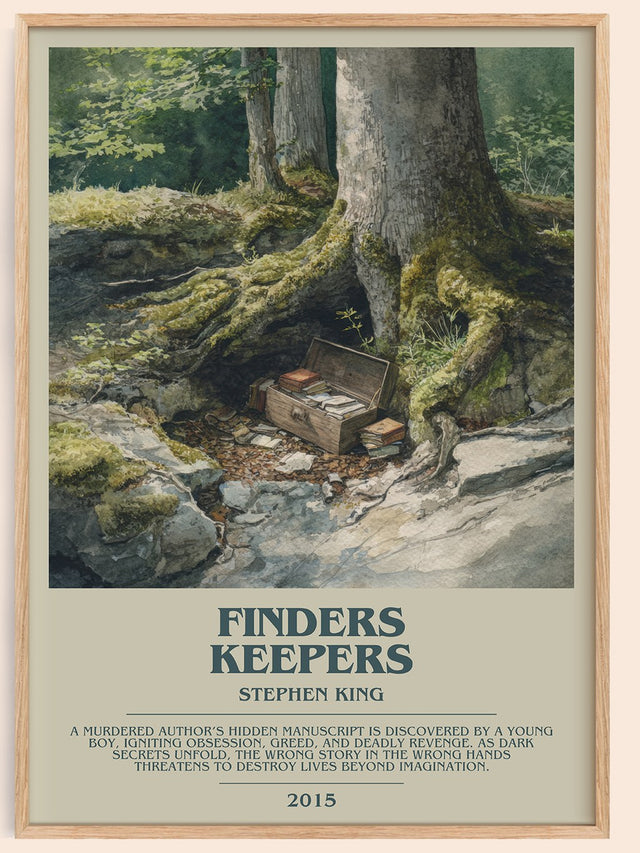Finders Keepers Bookish Wall Art by Stephen King