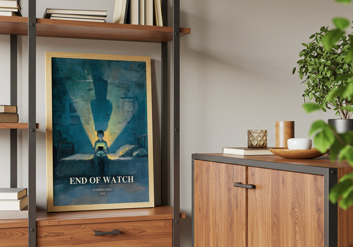 End Of Watch book watercolour illustration paper finish options – matte satin gloss