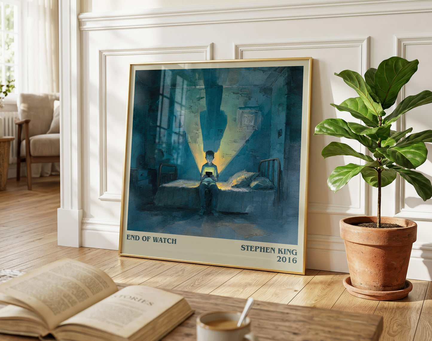 End of Watch literary poster paired in gallery wall – literary art prints