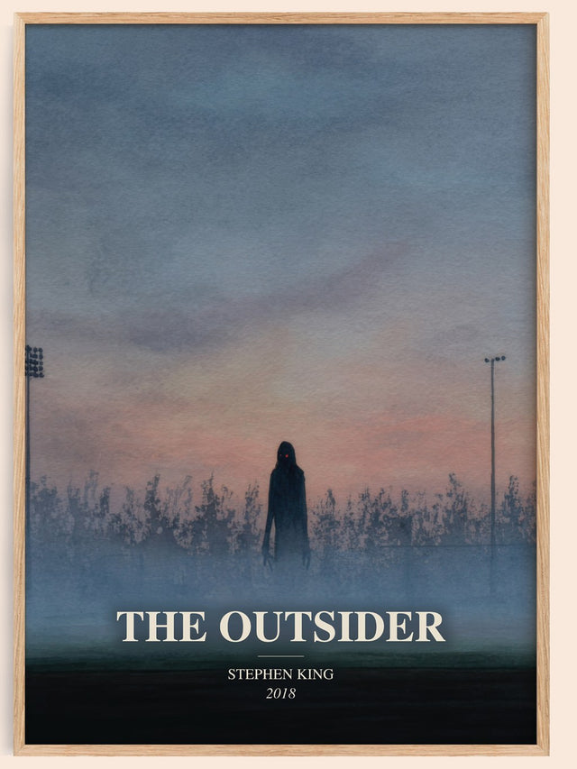 The Outsider Book Watercolour Illustration by Stephen King