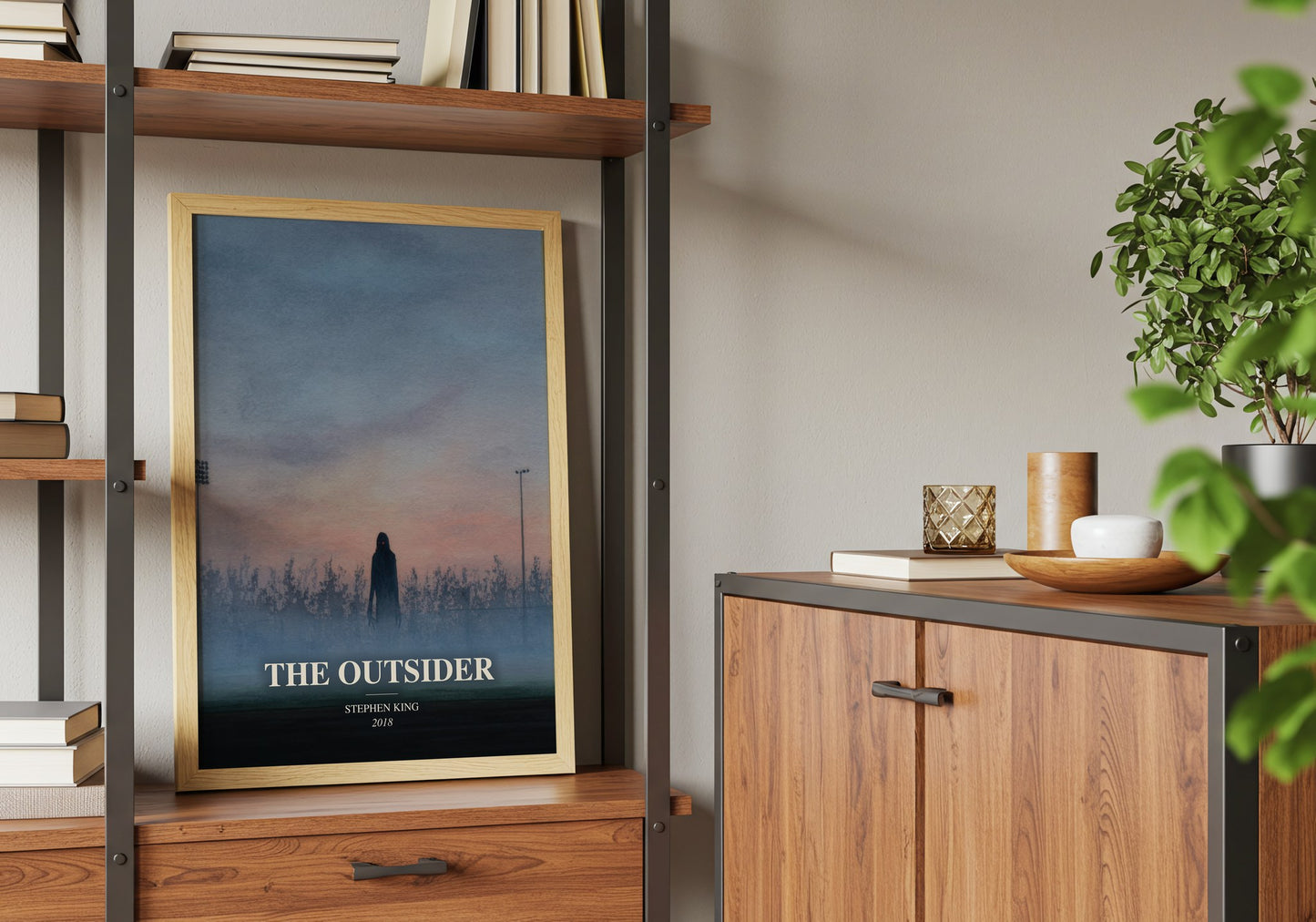 The Outsider book watercolour illustration paper finish options – matte satin gloss