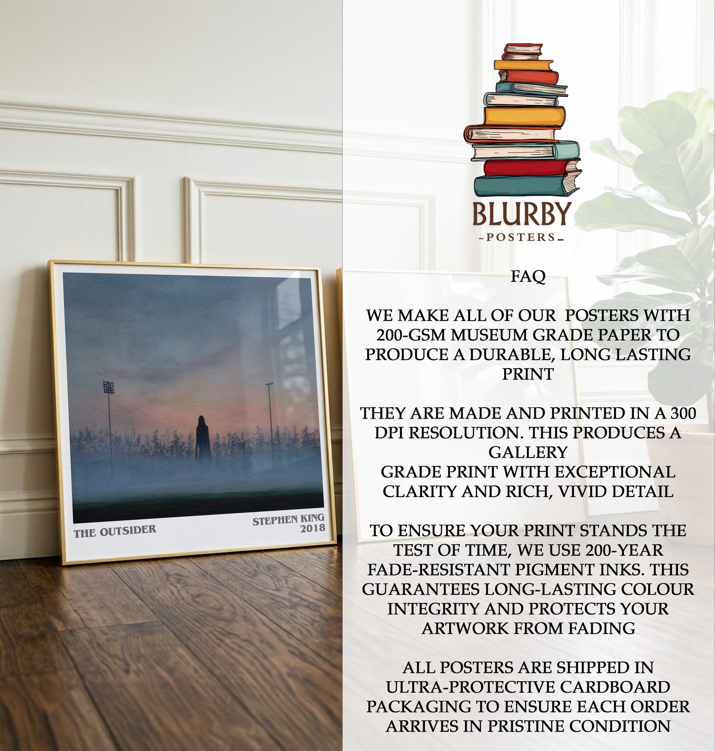 The Outsider Literary Art Print by Stephen King