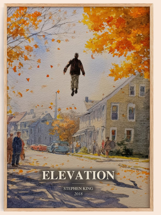 Elevation Book Watercolour Illustration by Stephen King