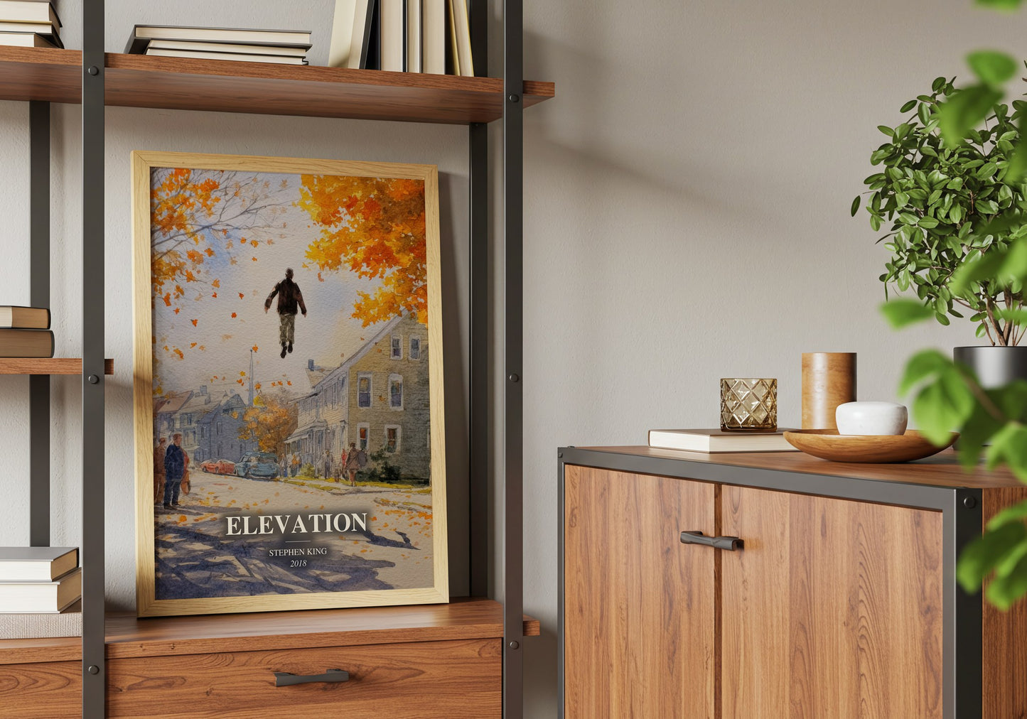 Elevation book watercolour illustration paper finish options – matte satin gloss