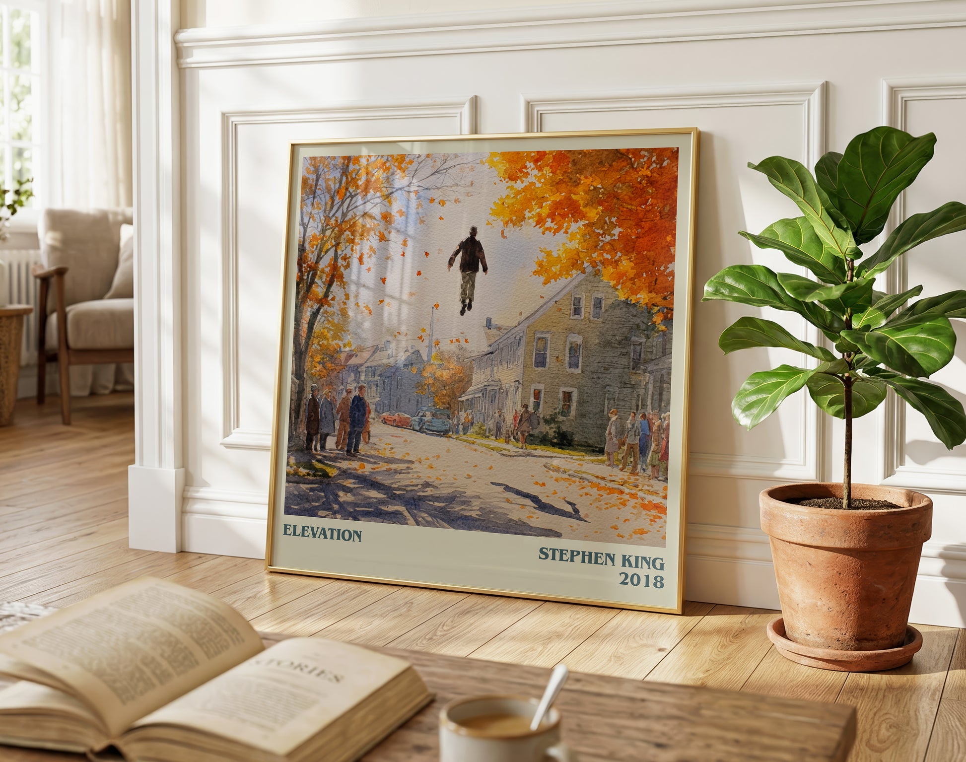 Elevation literary poster paired in gallery wall – literary art prints