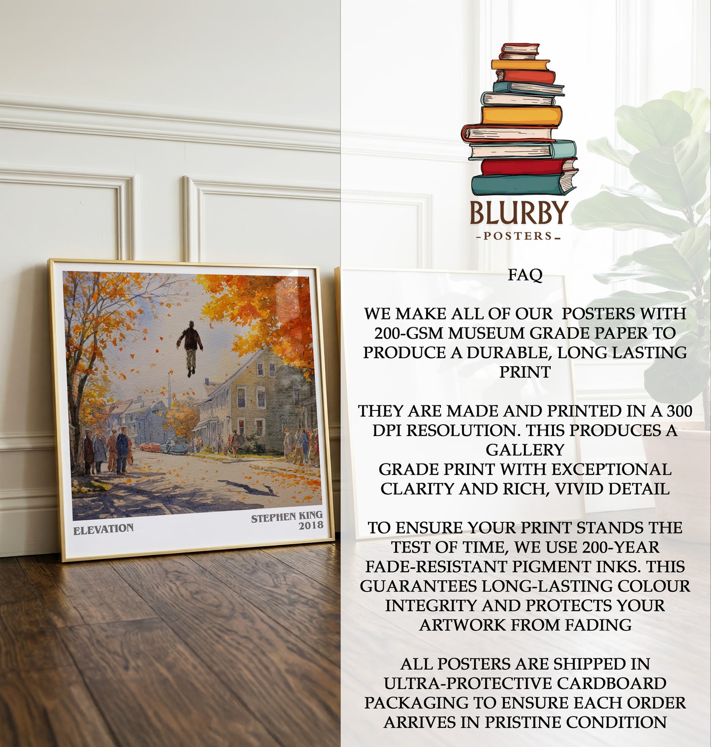 Elevation Literary Art Print by Stephen King