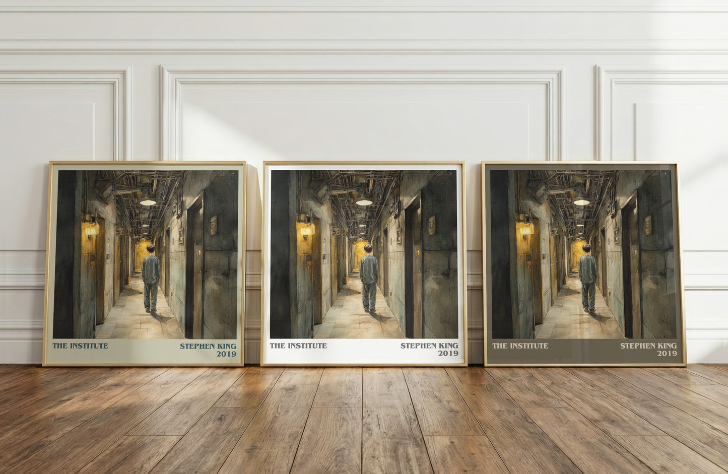 The Institute literary print framed by window – literary home decor