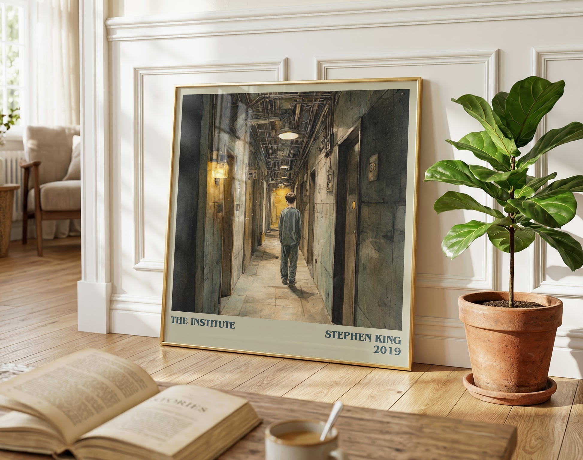 The Institute literary poster paired in gallery wall – literary art prints