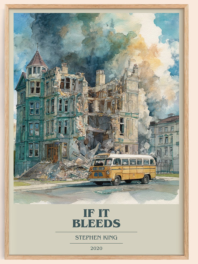 If It Bleeds Book Cover Poster by Stephen King