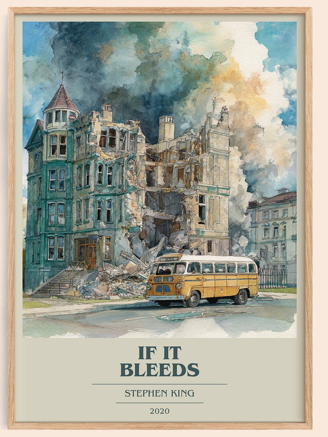 If It Bleeds Book Cover Poster by Stephen King