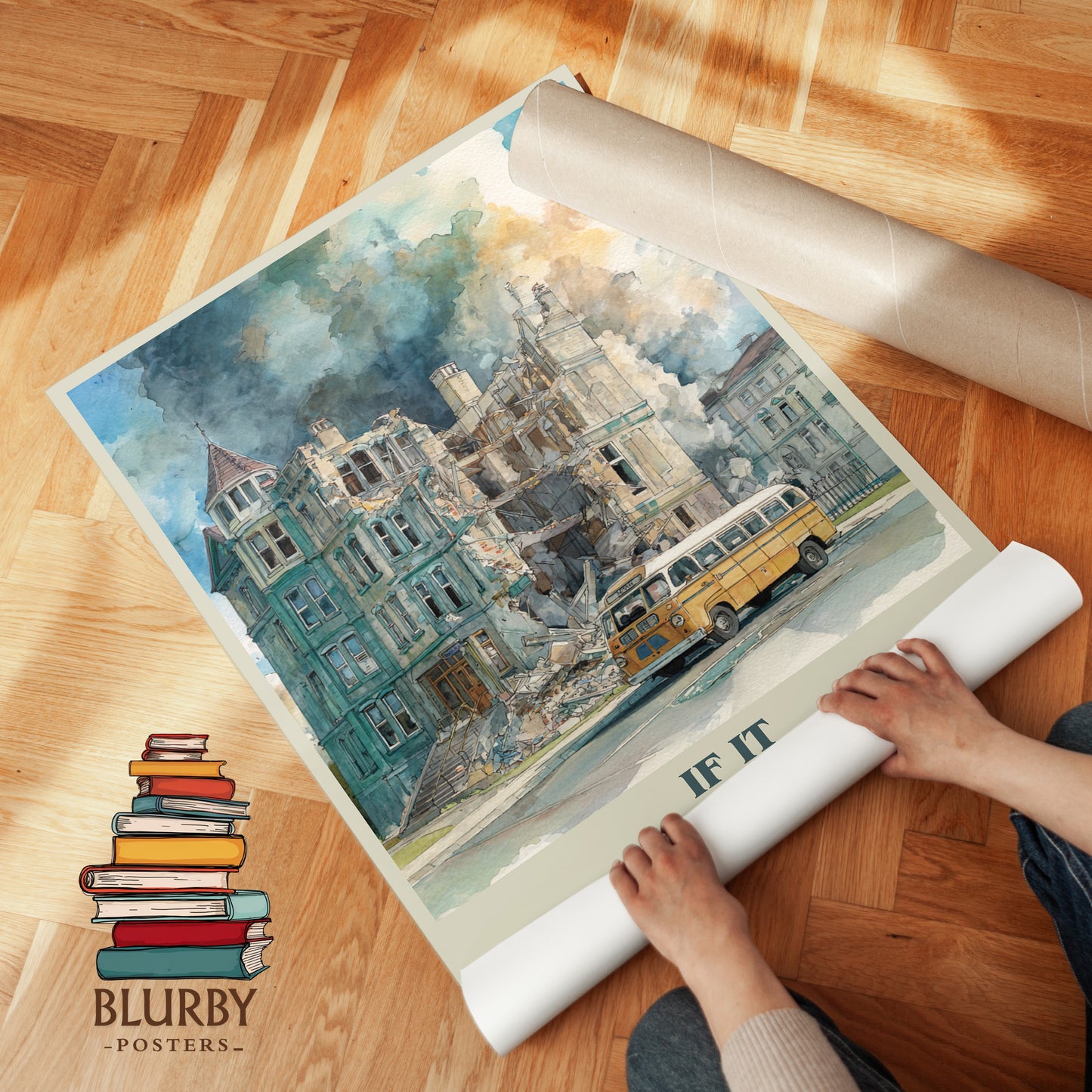 If It Bleeds book cover print on bookshelf – Stephen King fan gift