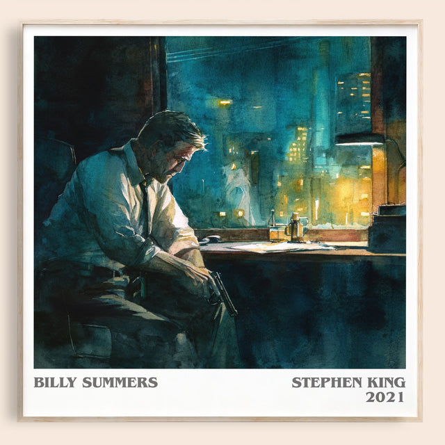 Billy Summers Literary Art Print by Stephen King