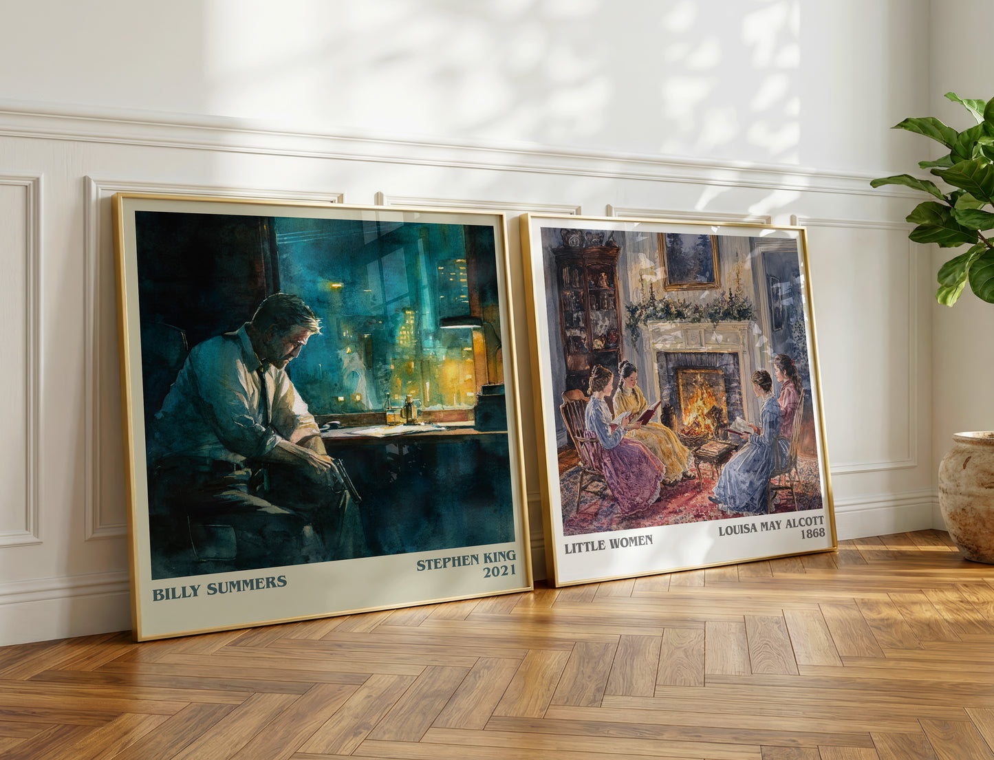 Billy Summers book poster packaging – museum-quality print rolled in protective tube