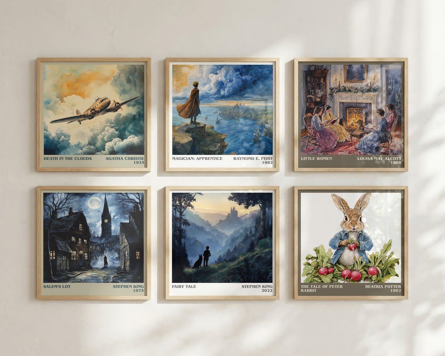 Fairy Tale literary book poster framed on wall – fantasy wall art