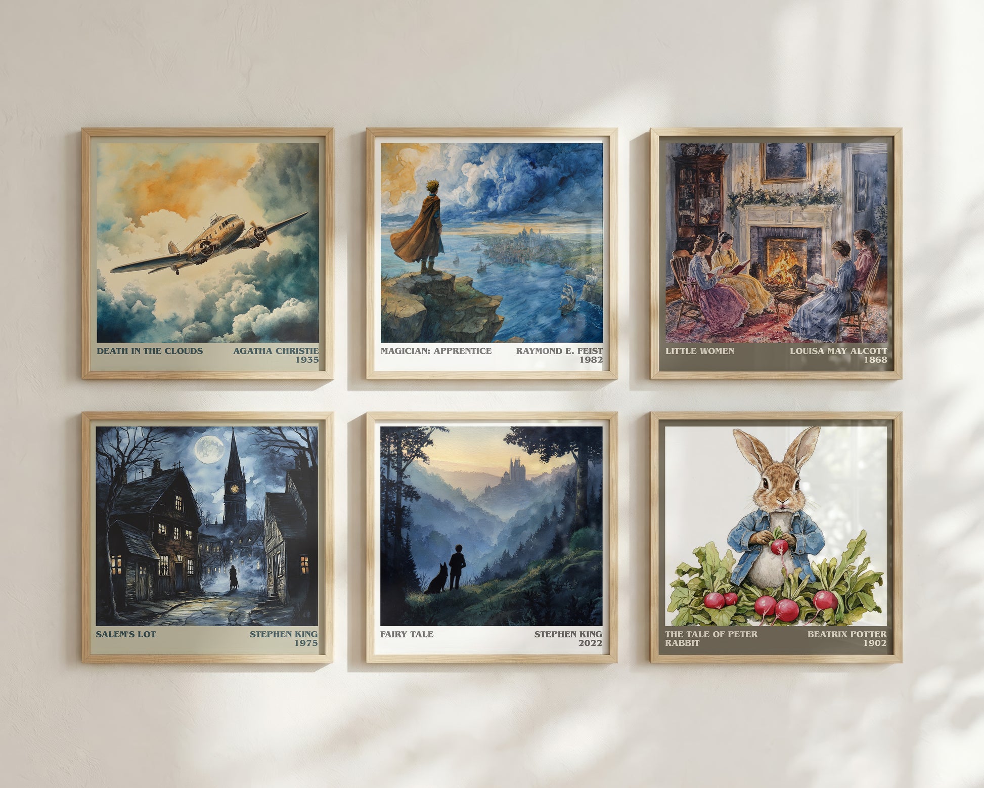Fairy Tale literary book poster framed on wall – fantasy wall art