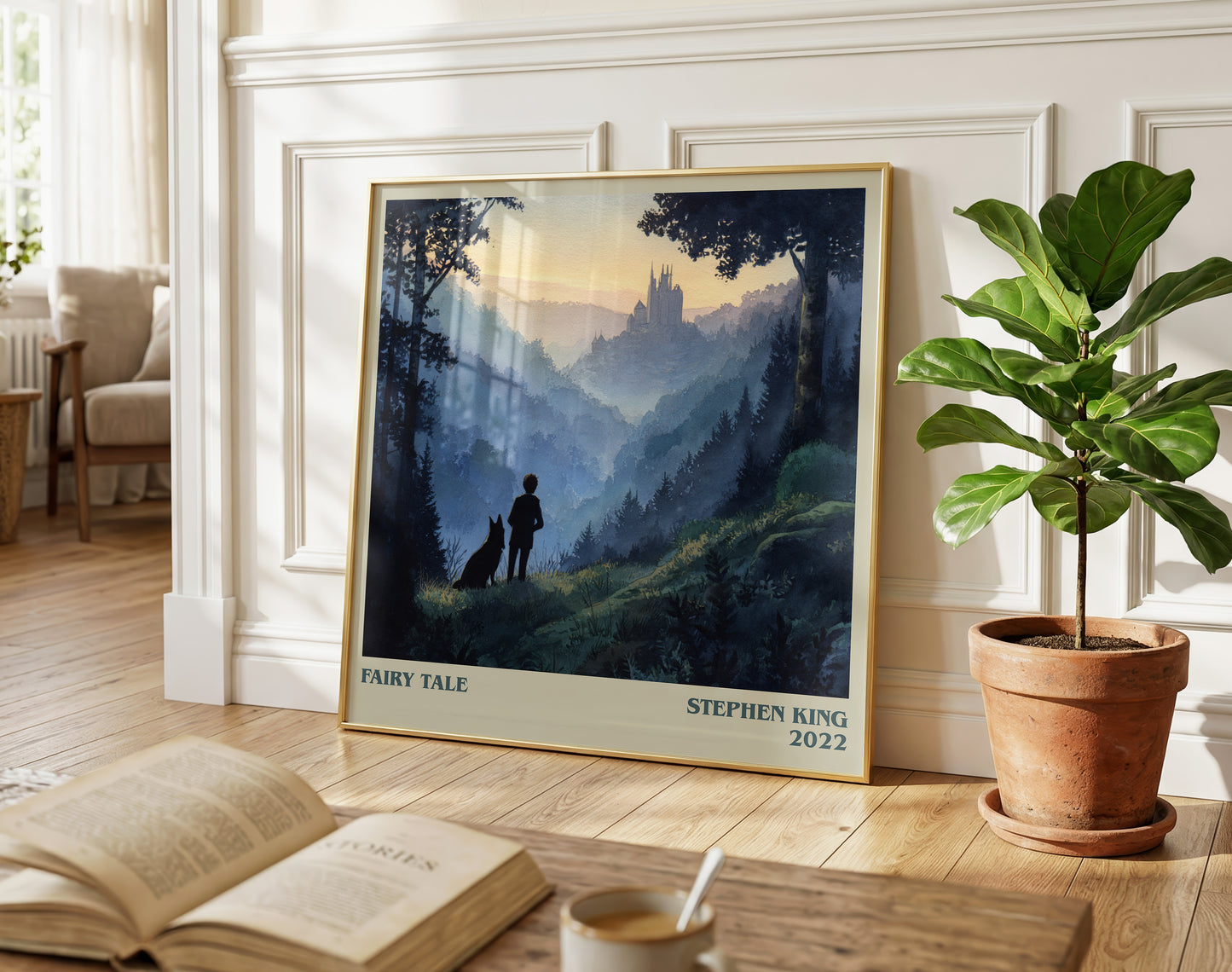 Fairy Tale literary poster paired in gallery wall – literary art prints