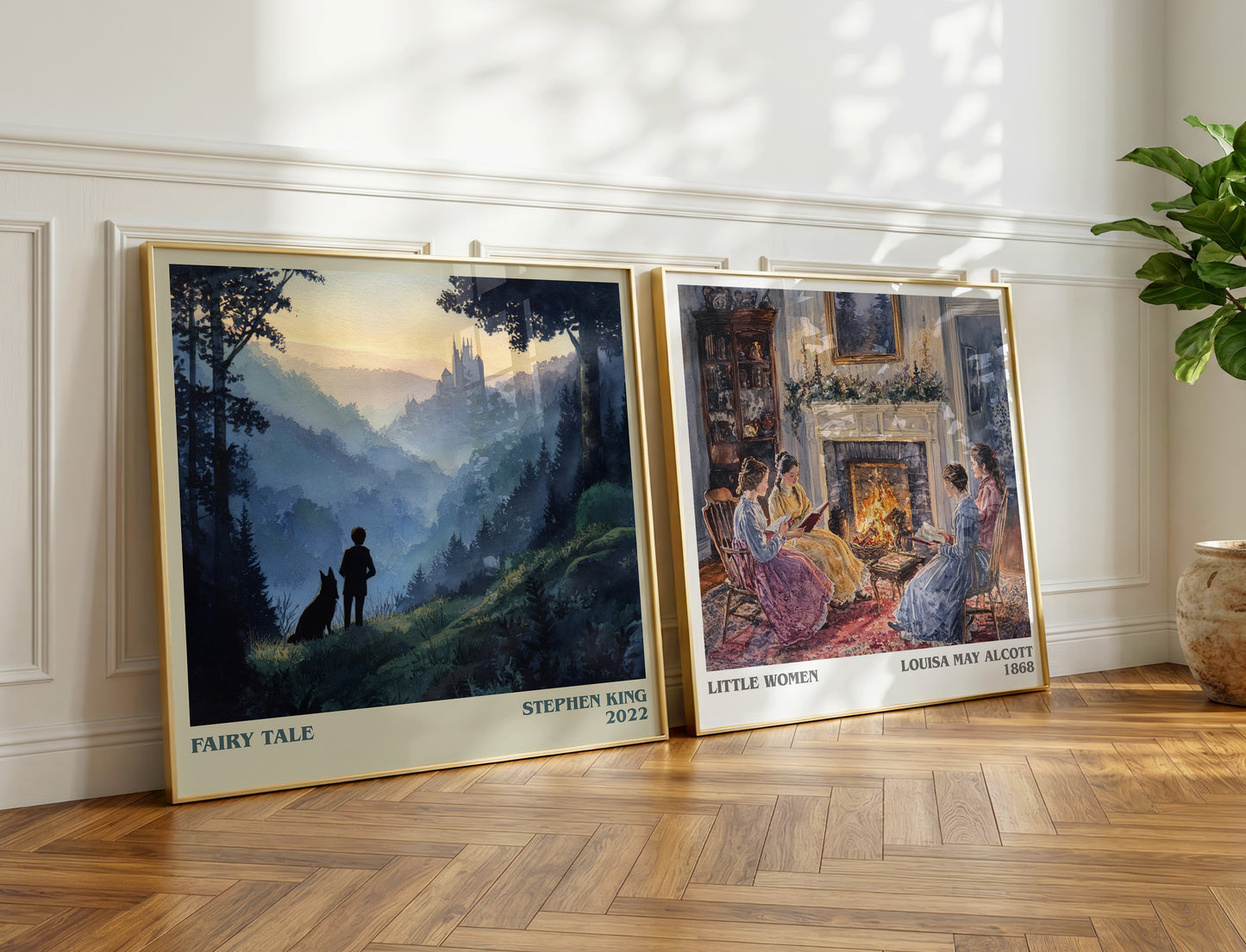 Fairy Tale book poster packaging – museum-quality print rolled in protective tube