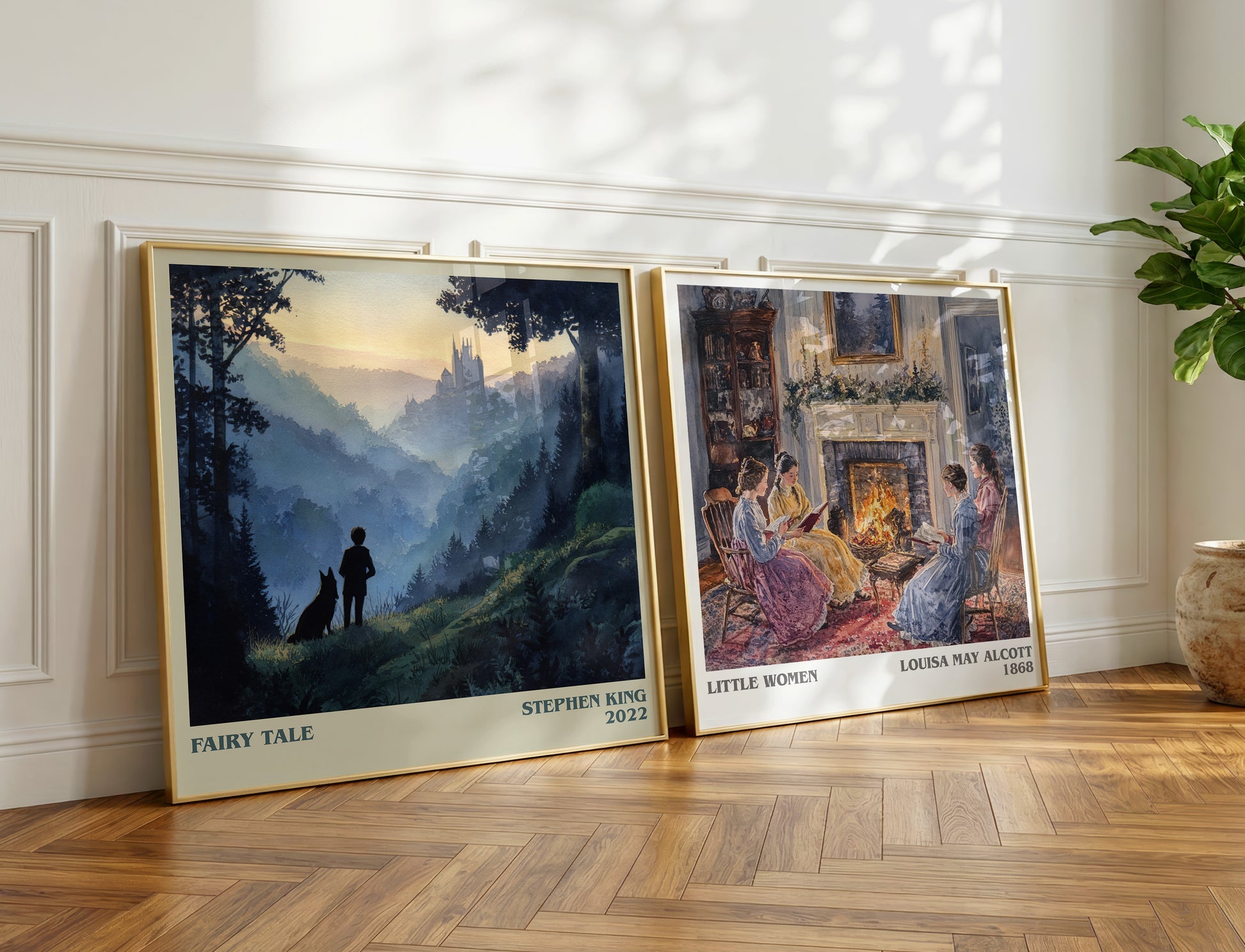 Fairy Tale book poster packaging – museum-quality print rolled in protective tube