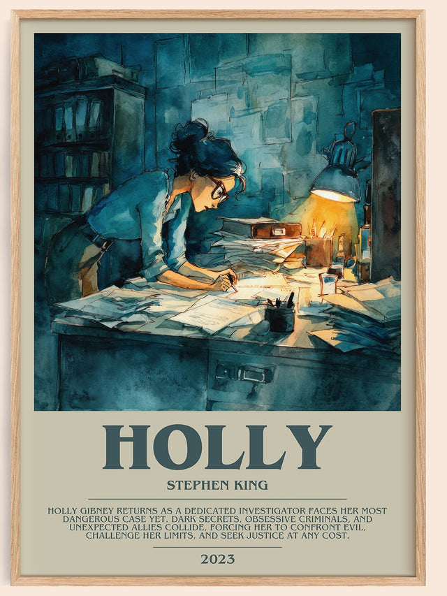 Holly Bookish Wall Art by Stephen King