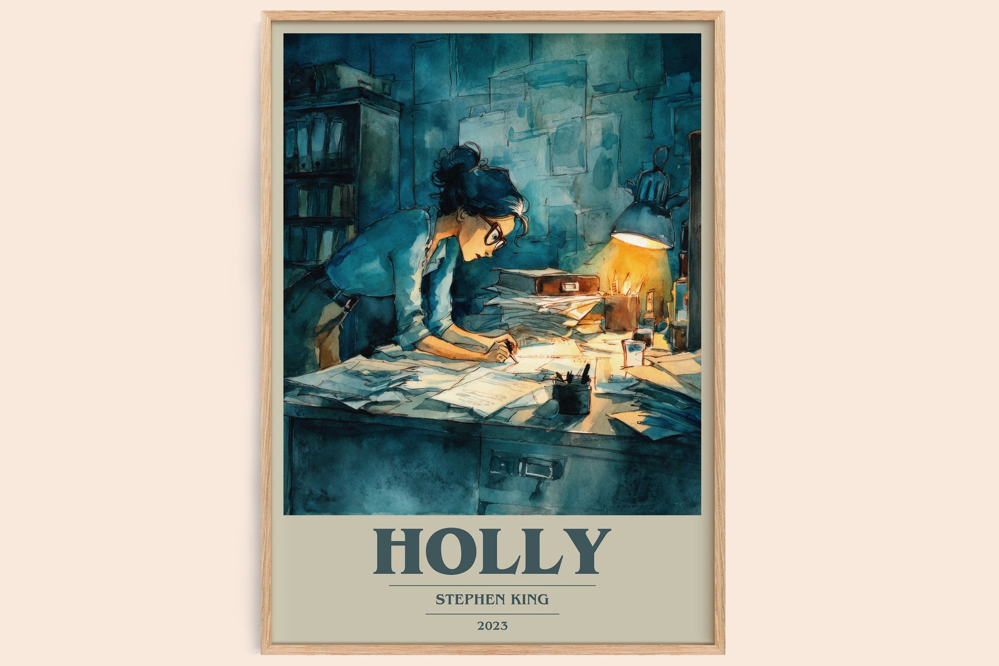 Holly Book Cover Poster by Stephen King