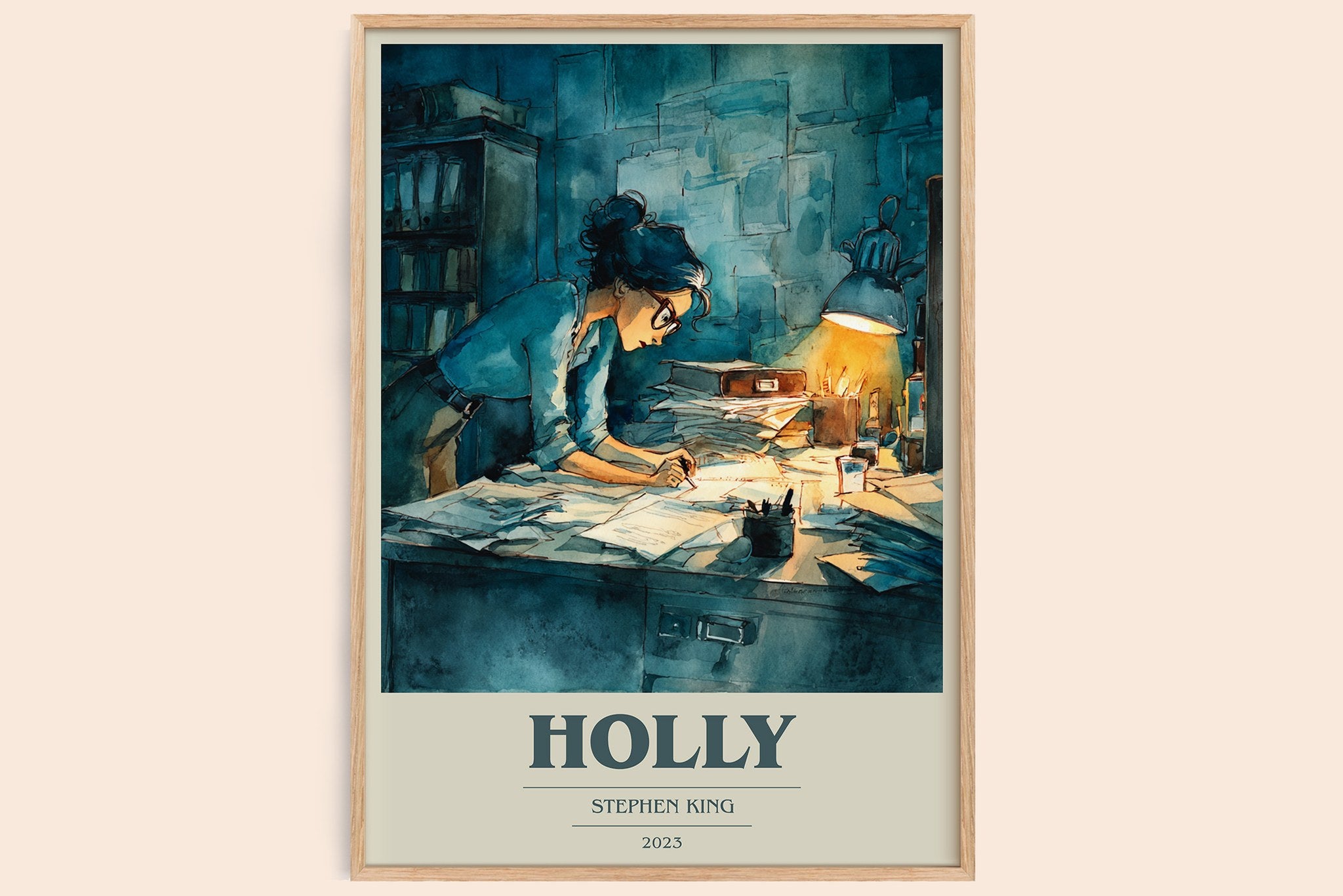 Holly Book Cover Poster by Stephen King