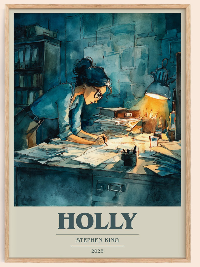 Holly Book Cover Poster by Stephen King