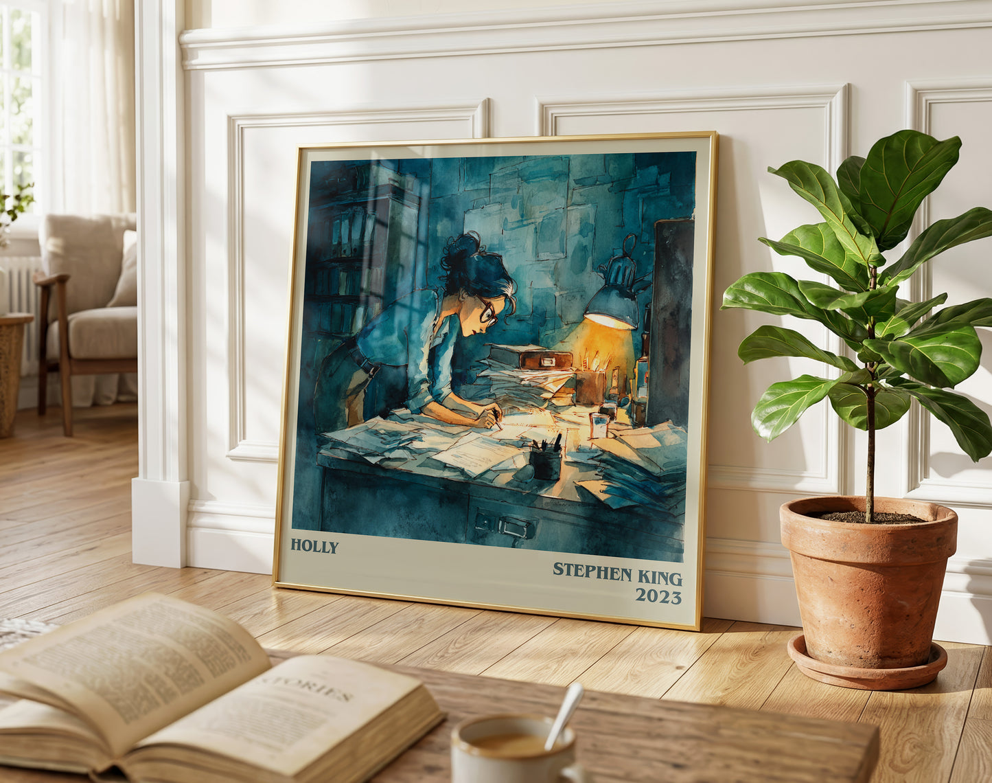 Holly literary poster paired in gallery wall – literary art prints
