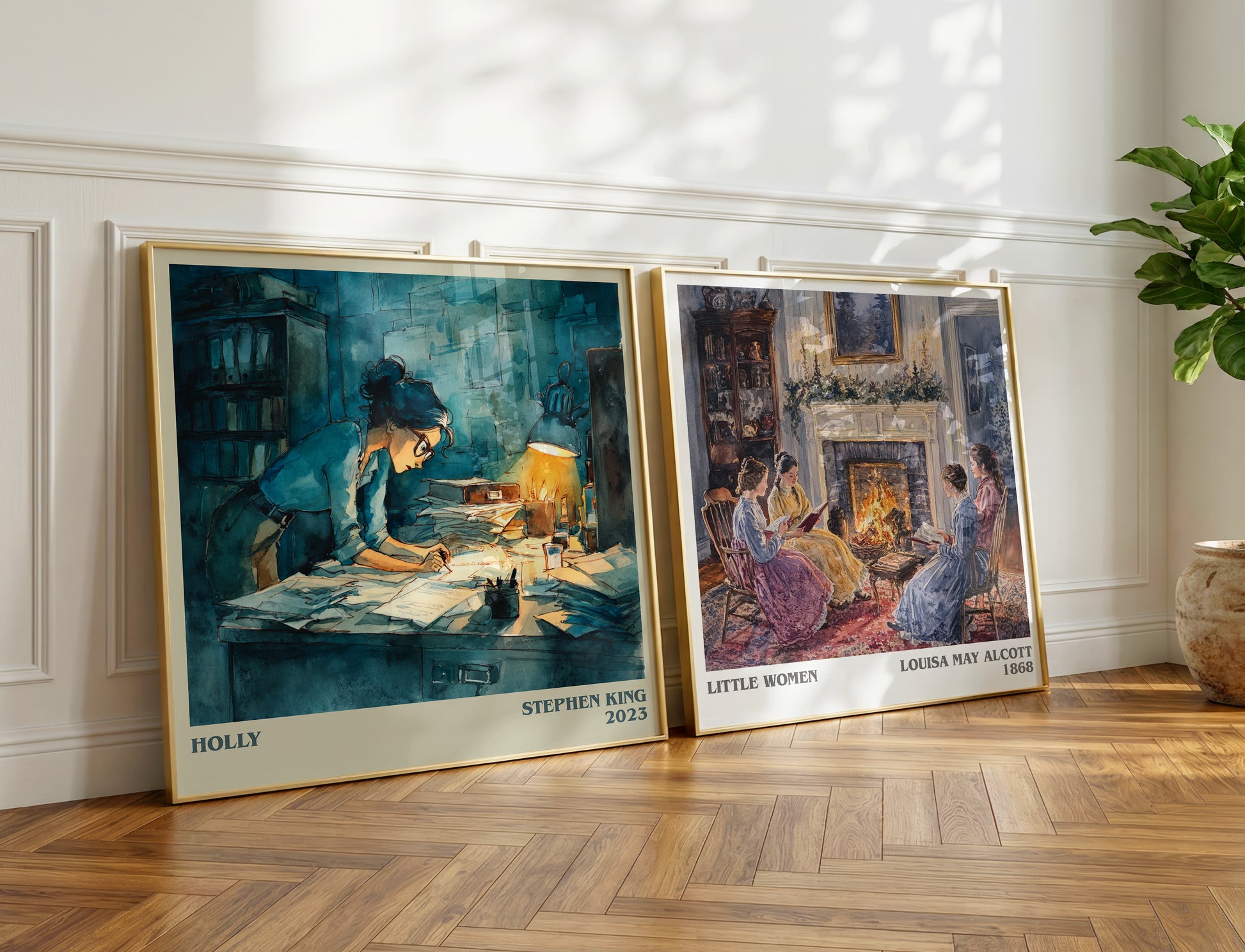 Holly book poster packaging – museum-quality print rolled in protective tube