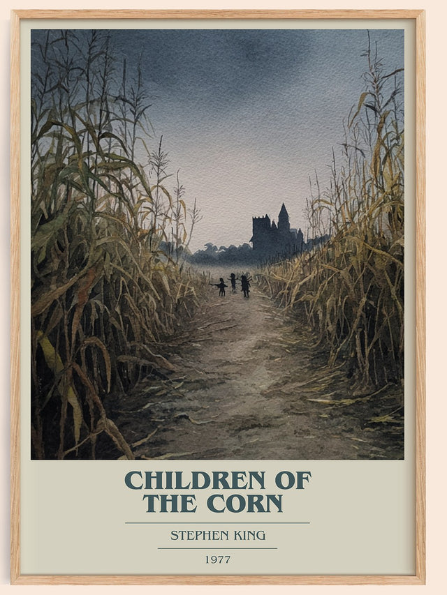 Children of the Corn Book Cover Poster by Stephen King