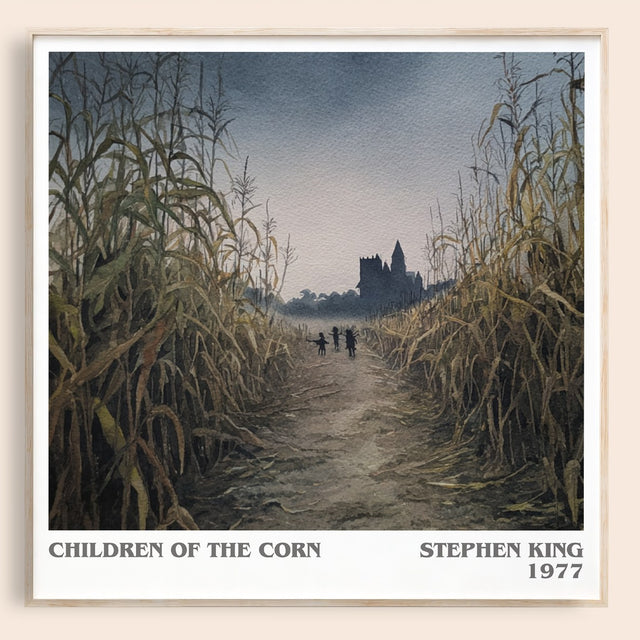 Children of the Corn Literary Art Print by Stephen King