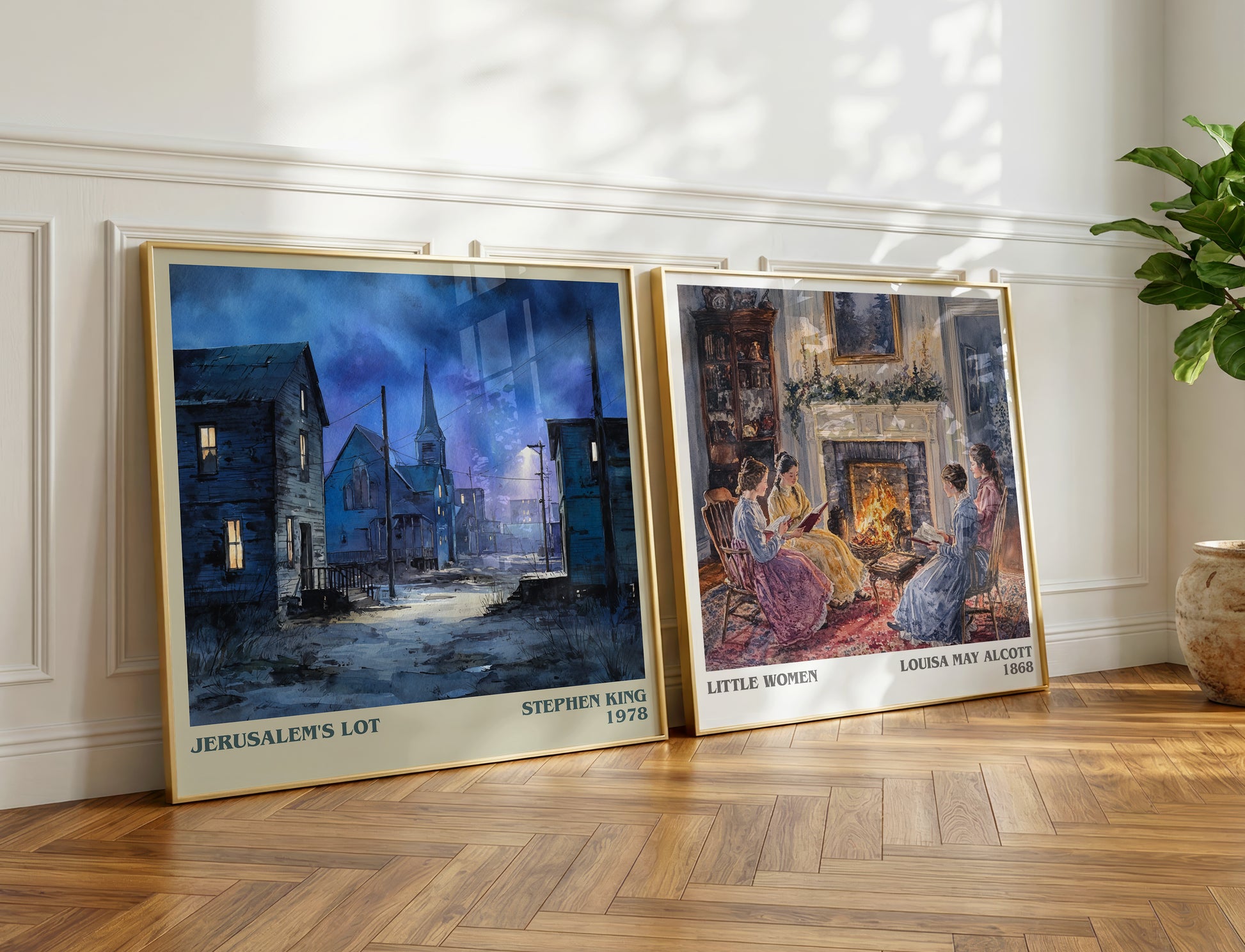 Jerusalem's Lot book poster packaging – museum-quality print rolled in protective tube