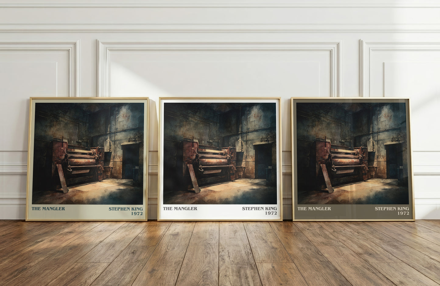 The Mangler literary print framed by window – literary home decor
