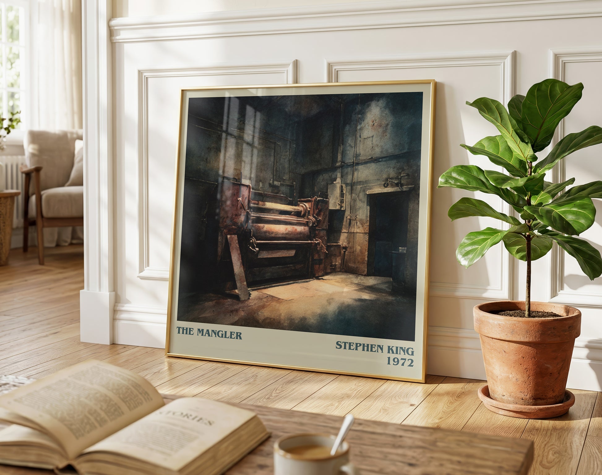 The Mangler literary poster paired in gallery wall – literary art prints