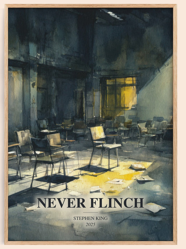 Never Flinch Book Watercolour Illustration by Stephen King
