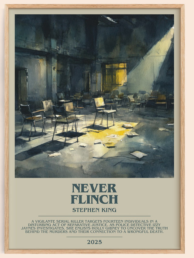 Never Flinch Bookish Wall Art by Stephen King