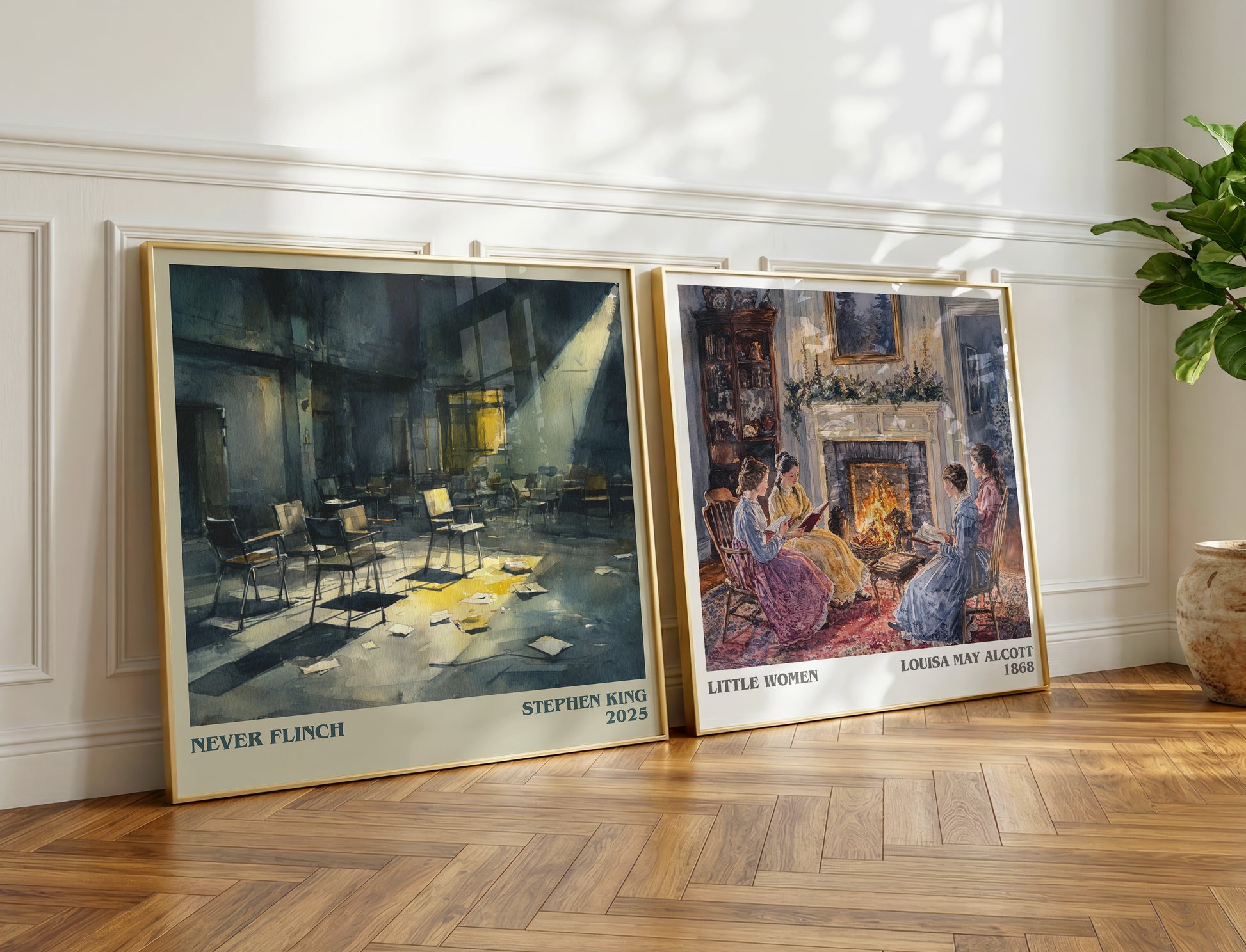 Never Flinch book poster packaging – museum-quality print rolled in protective tube