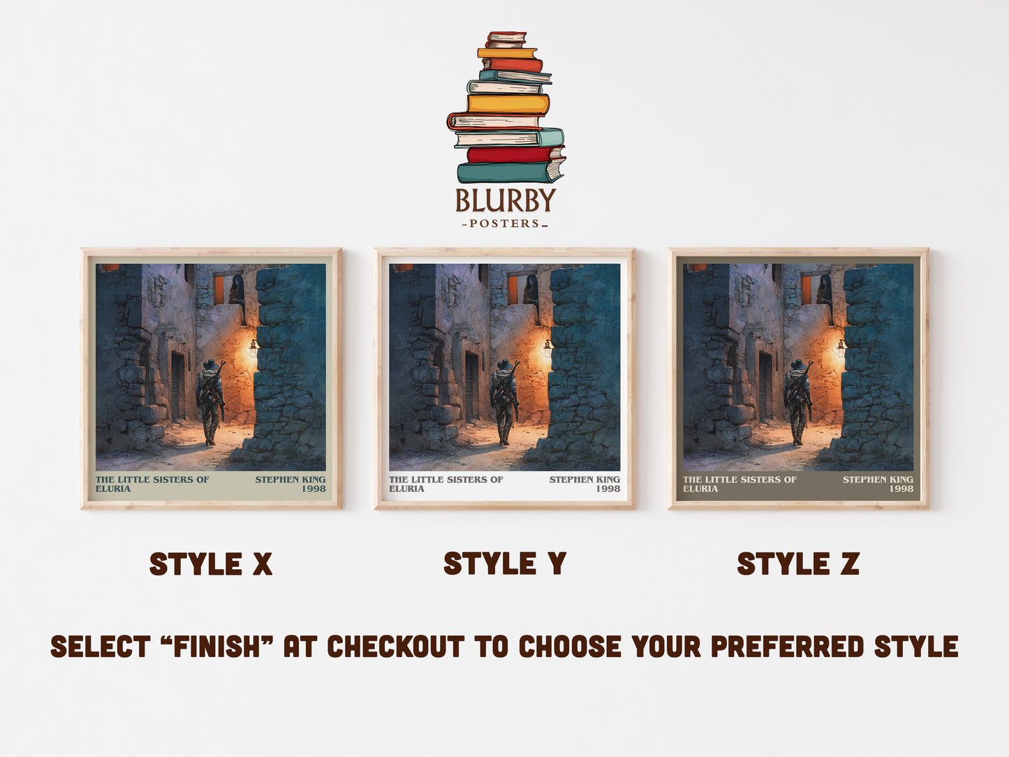 The Little Sisters Of Eluria literary art print colour and style options – Stephen King book art