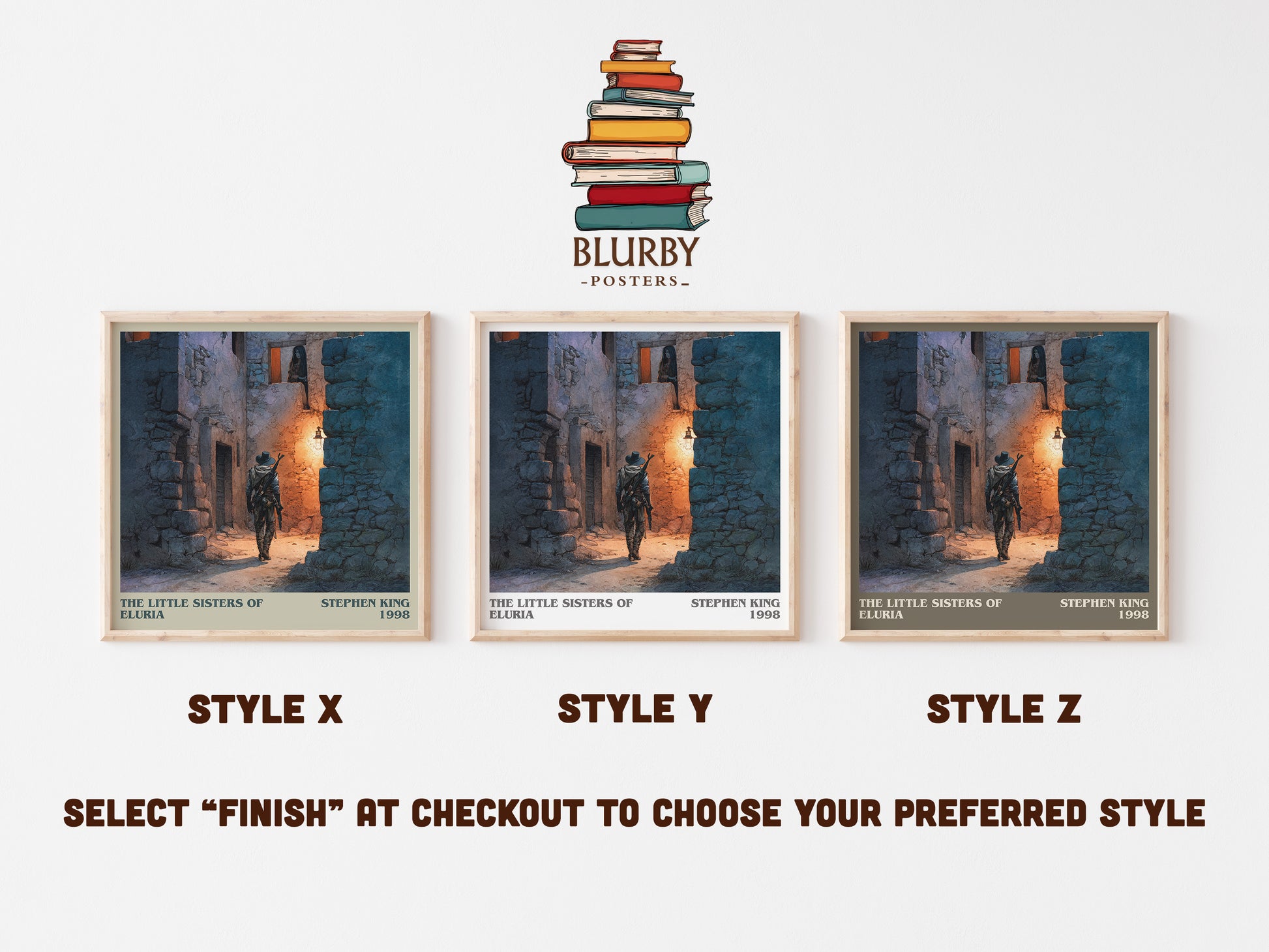 The Little Sisters Of Eluria literary art print colour and style options – Stephen King book art