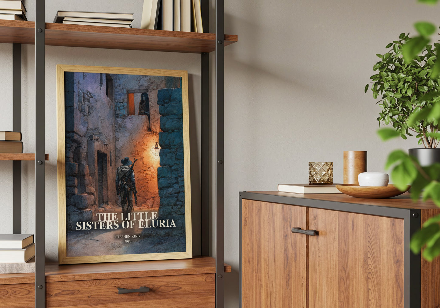 The Little Sisters Of Eluria book watercolour illustration paper finish options – matte satin gloss