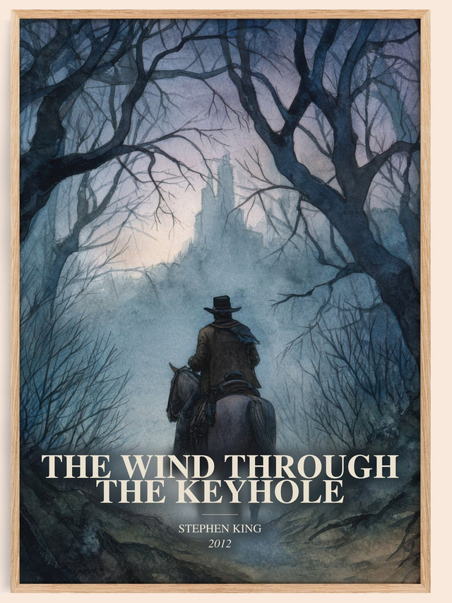 Wind Through The Keyhole Book Watercolour Illustration by Stephen King