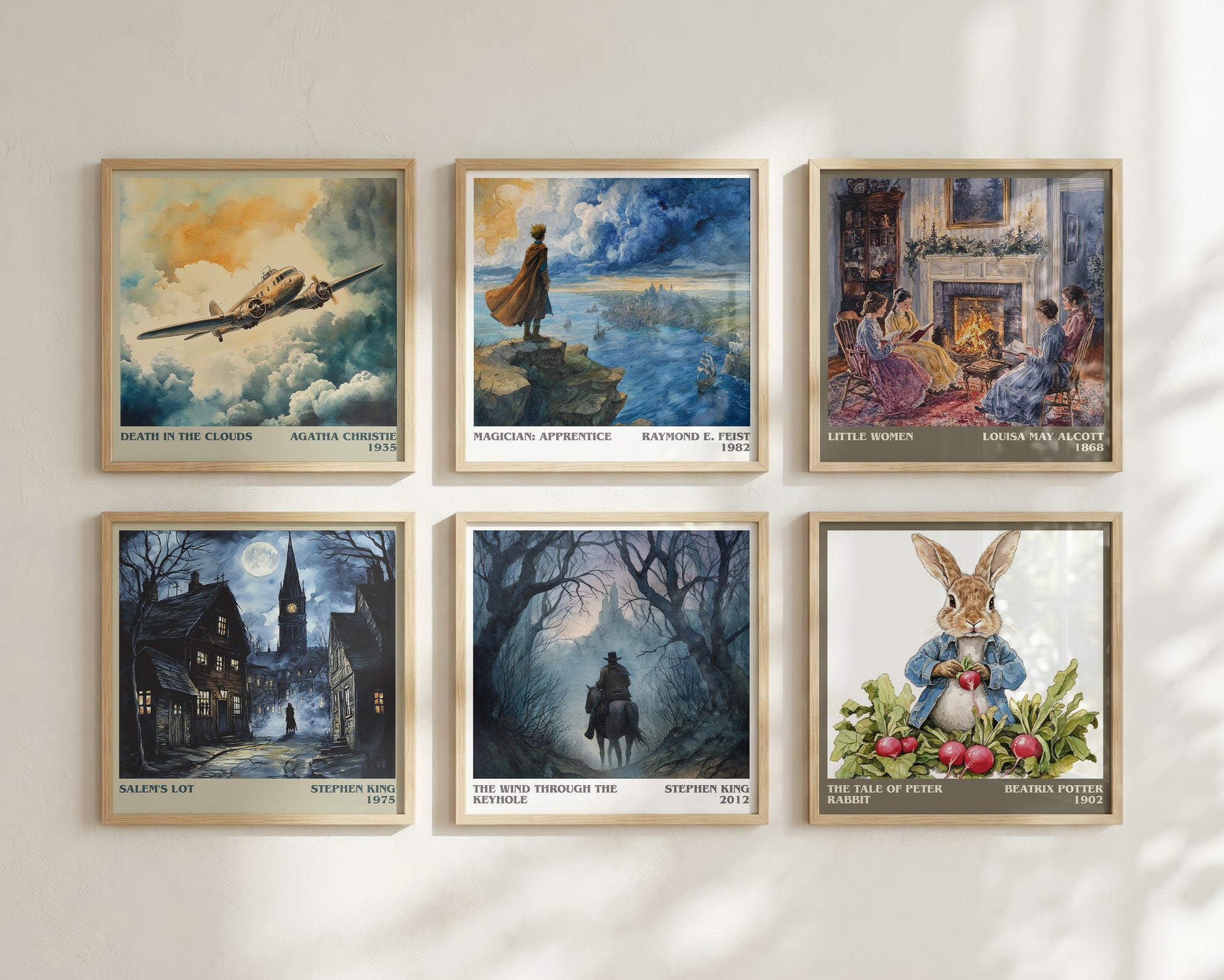 The Wind Through The Keyhole literary book poster framed on wall – fantasy wall art
