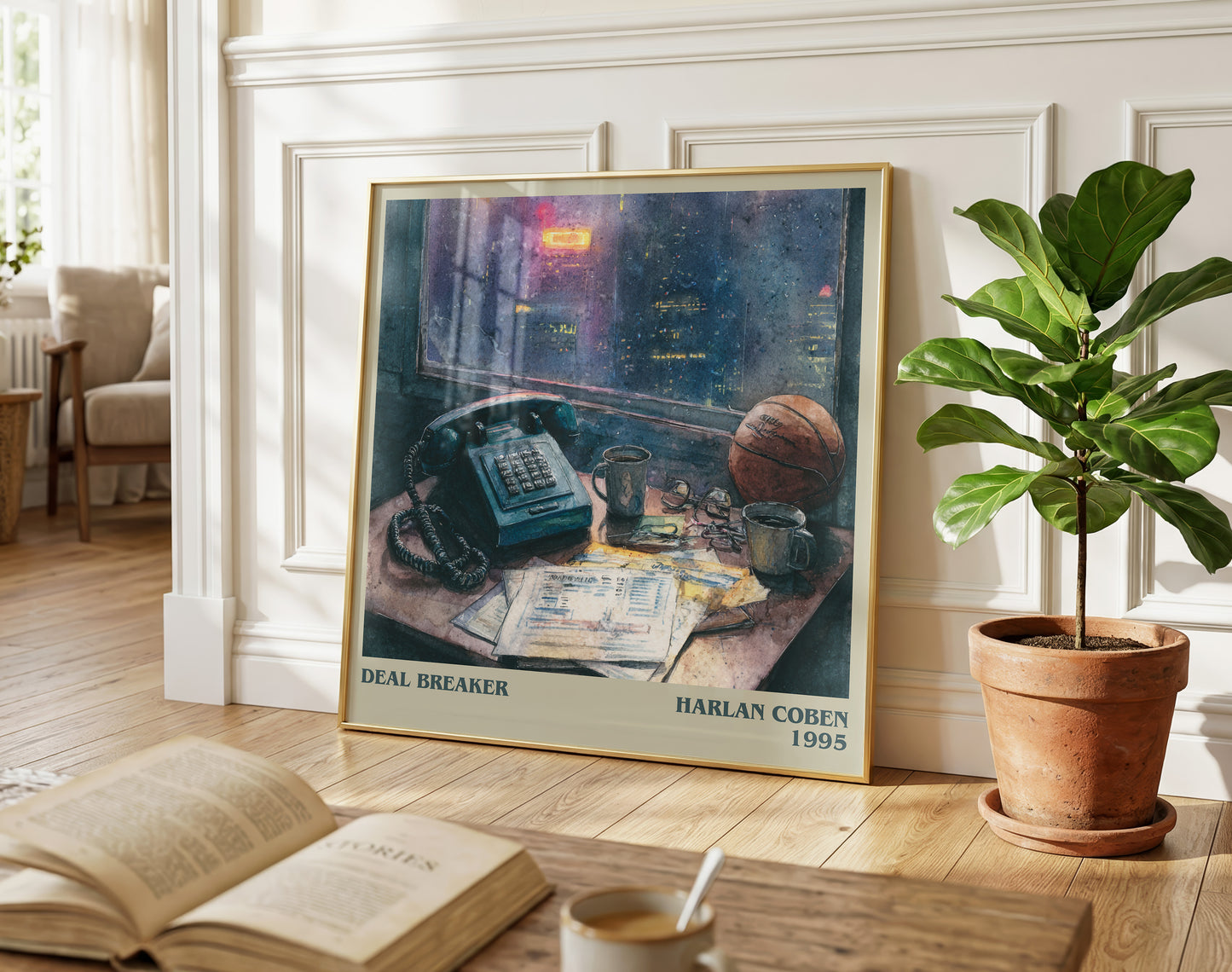 Deal Breaker literary poster paired in gallery wall – literary art prints