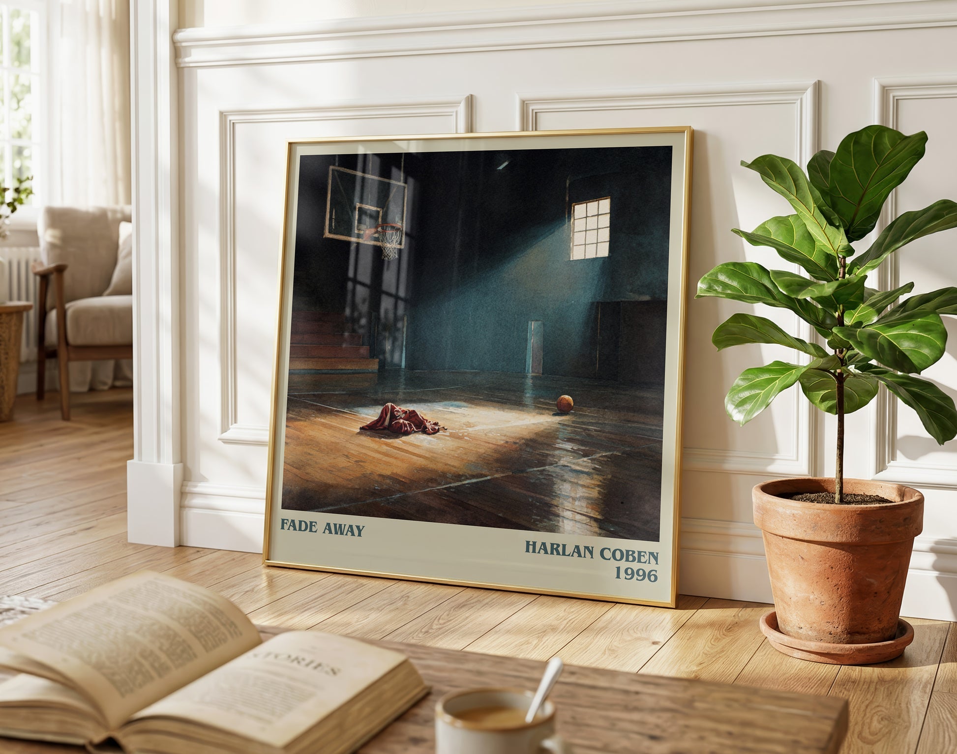 Fade Away literary poster paired in gallery wall – literary art prints