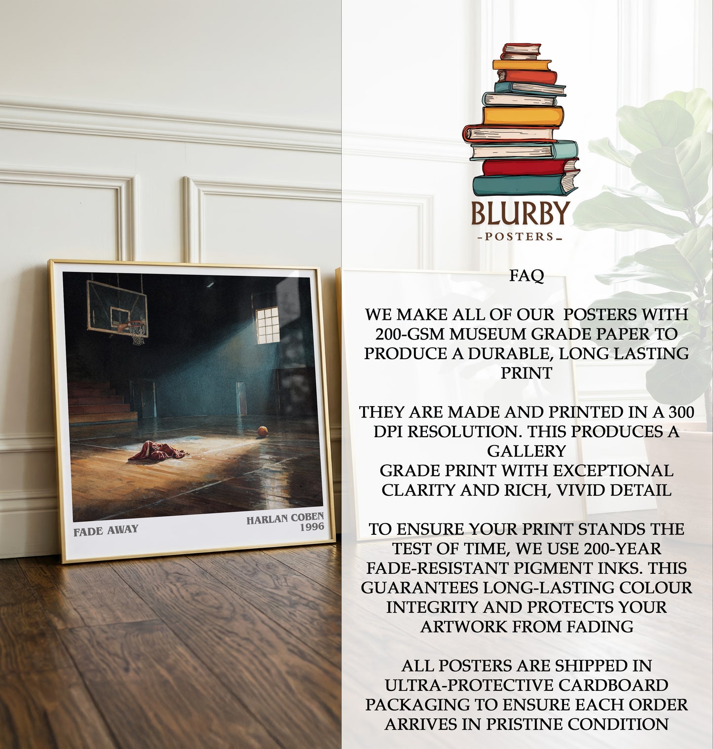 Fade Away Literary Art Print by Harlan Coben