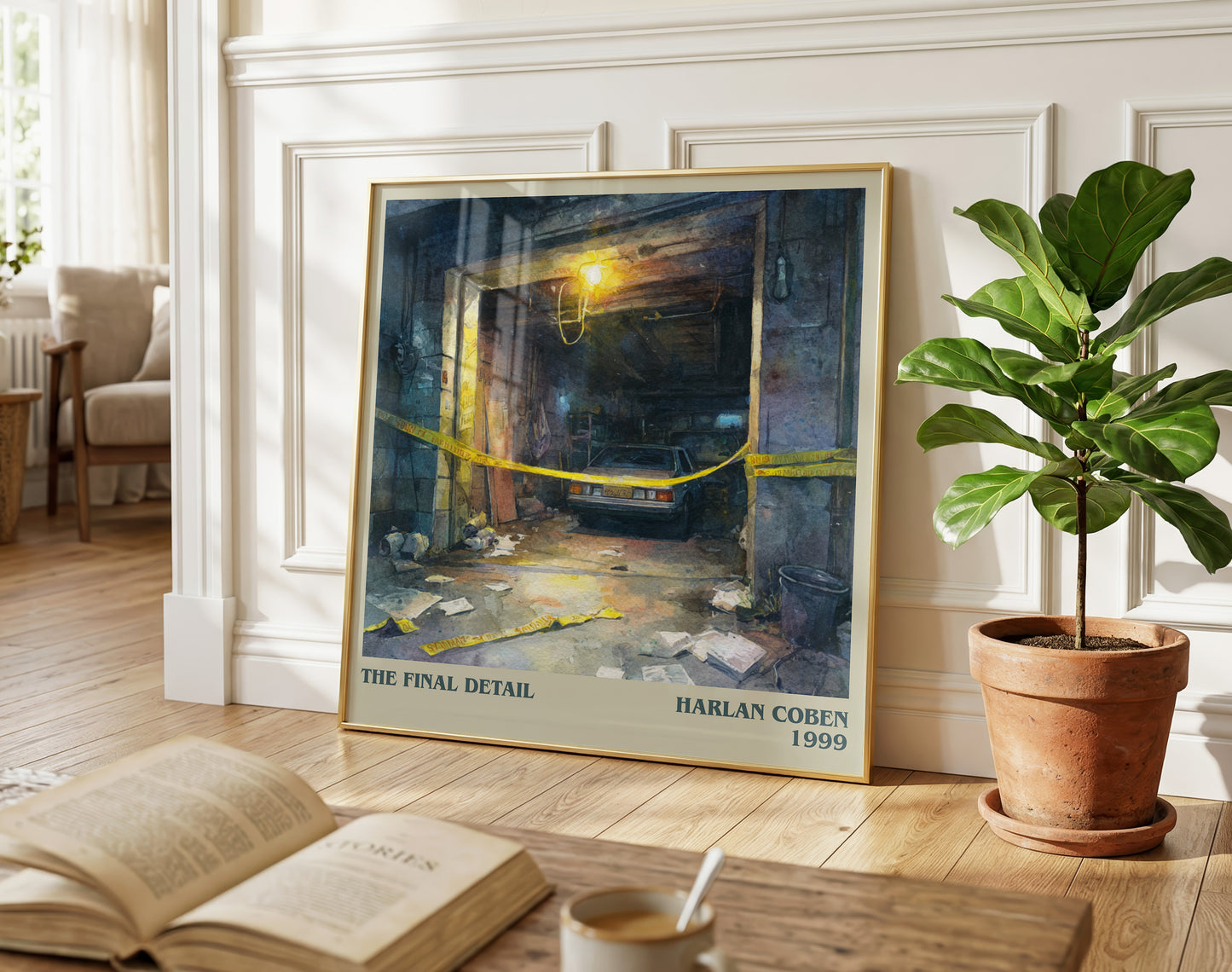 The Final Detail literary poster paired in gallery wall – literary art prints